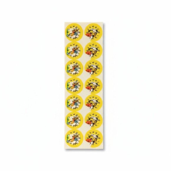 Uncut Vari-Vue Roy Rogers Flicker (14) Watch Dials for Bradley/Ingraham - Picture 1 of 5